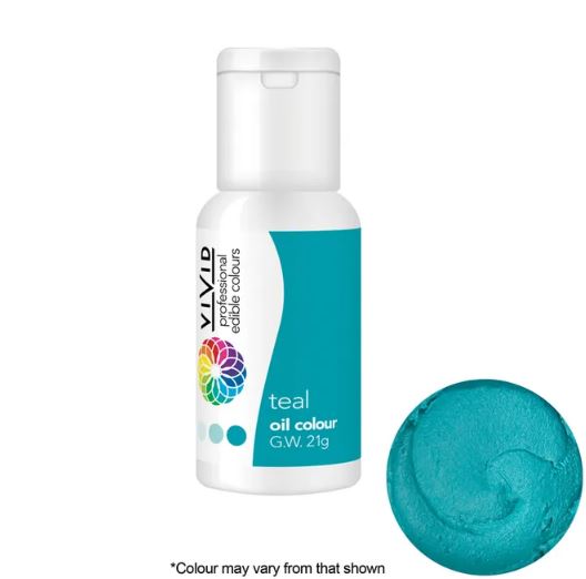 Vivid Teal Oil Colour Hot on Sale