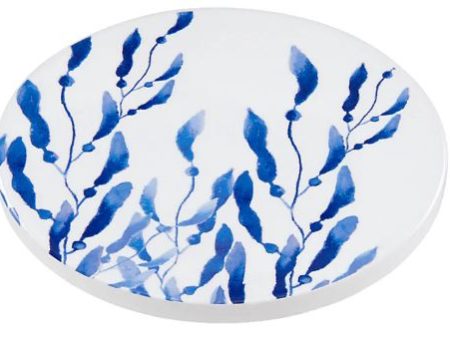 Maxwell & Williams Blue Coral - Seaweed Ceramic Round Coaster 10cm Cheap