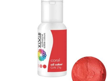 Vivid Coral Oil Colour For Sale