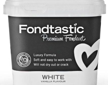 Fondatastic Premium Fondant - White 1kg For Cheap