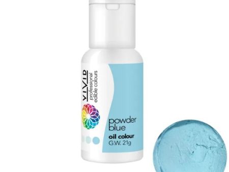 Vivid Powder Blue Oil Colour Sale