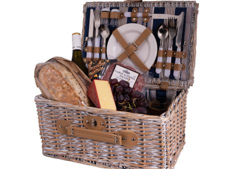 Avanti 4 Person Picnic Basket - Hampton Stripe Lining Supply