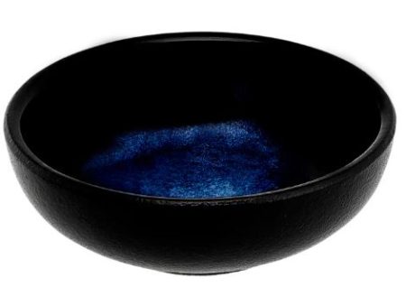 Maxwell & Williams Caviar Midnight - Round Sauce Dish 7cm For Sale