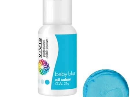 Vivid Baby Blue Oil Colour Fashion