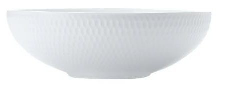 M&w White Basics Diamond Coupe Bowl 18.5cm Cheap