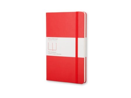 Moleskine Pocket Plain Hardcover Notebook Red Online Sale