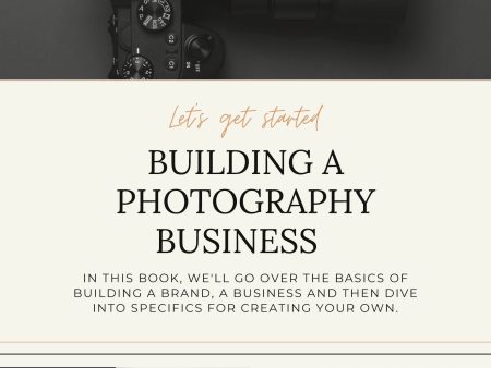 Building a photography business Discount