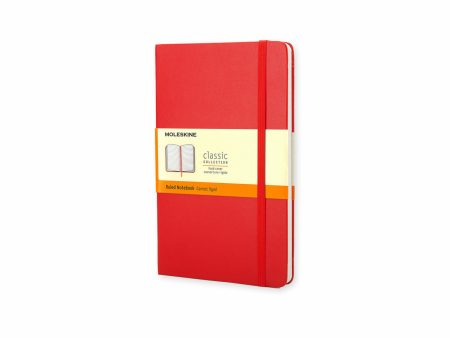 Moleskine Large Ruled Hardcover Notebook Scarlet Red Online