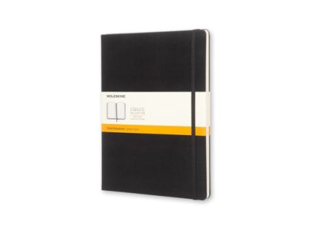 Moleskine Extra Large Ruled Notebook Hard Black on Sale