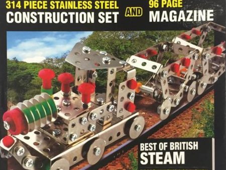 Steam Train Construction Set And Magazine Hot on Sale